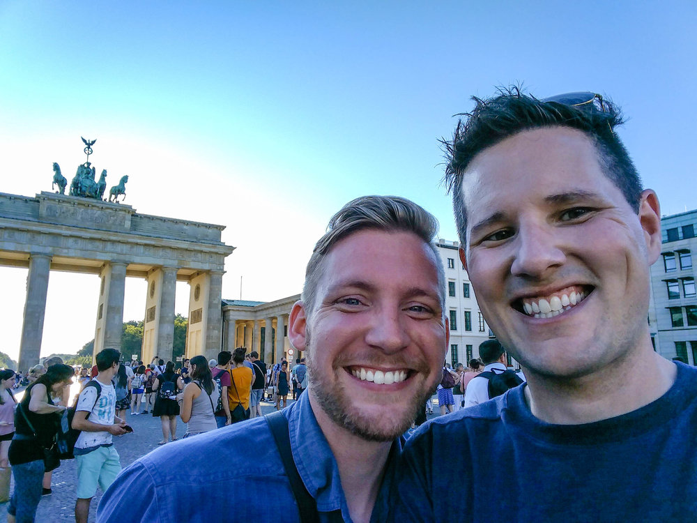 Us at the Brandenbourg Gate